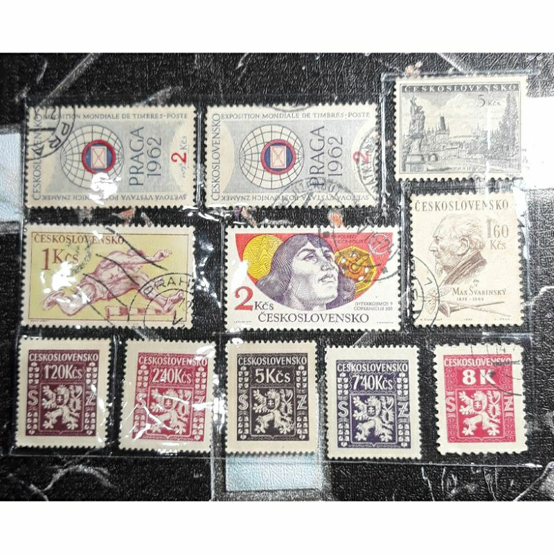 

perangko cekoslavia 55rb/ set. @5rb/item