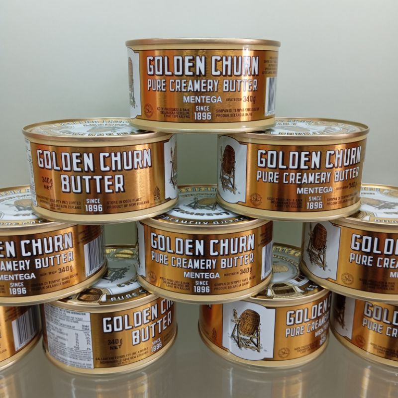 

Golden Churn Pure Creamy Butter Mentega 340g untuk Roti Kue Cake Bolu