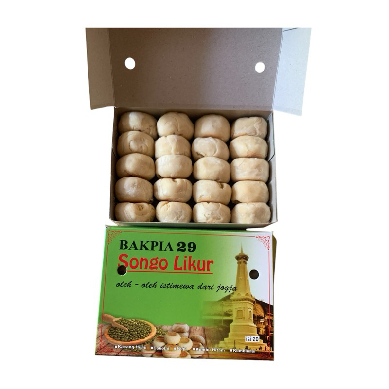 

BAKPIA PATHOK 29 SONGO LIKUR Oleh-Oleh Instimewa Dari Jogja Isi 20