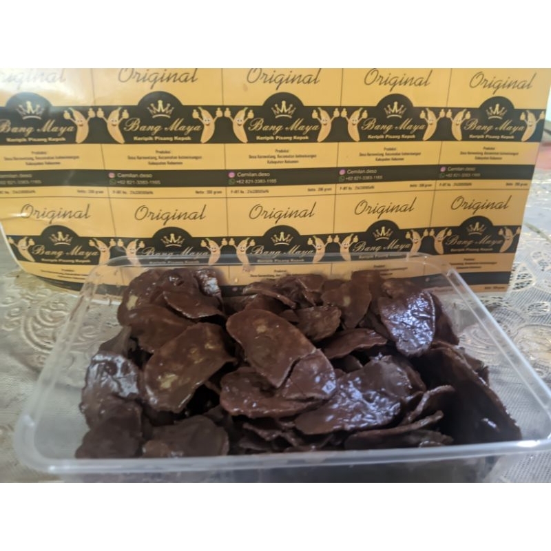 

Keripik Pisang Coklat lumer Enak