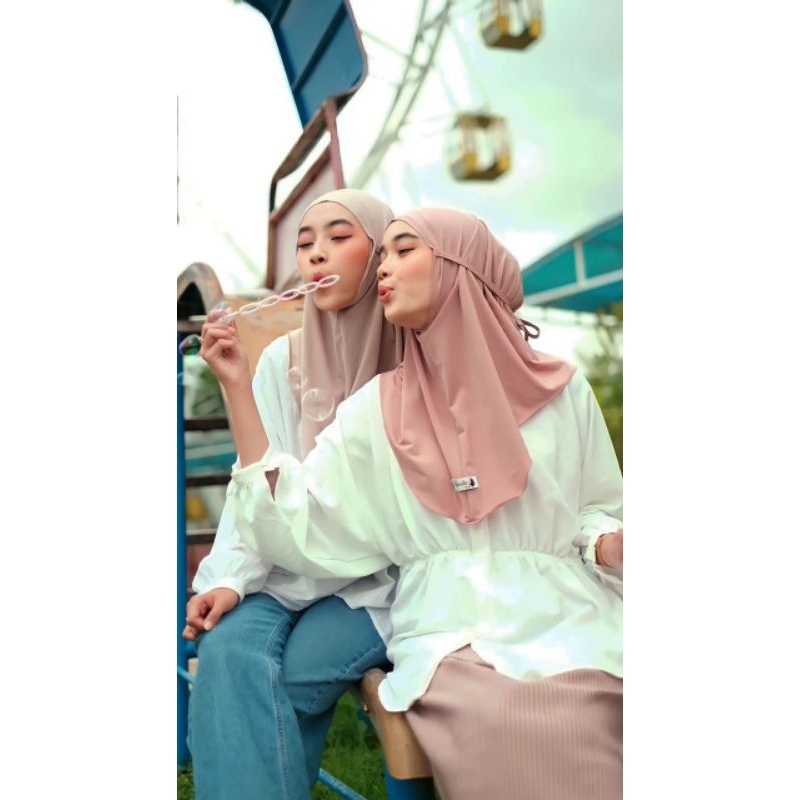 Kerudung Instan Terbaru Dinda Hijab Bergo Maryam Ukuran M