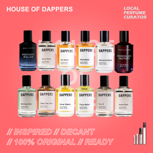 [DECANT] HOUSE OF DAPPERS No. 7 Morning Dew Stone Rose Silver Charm Sartorial Nomadland