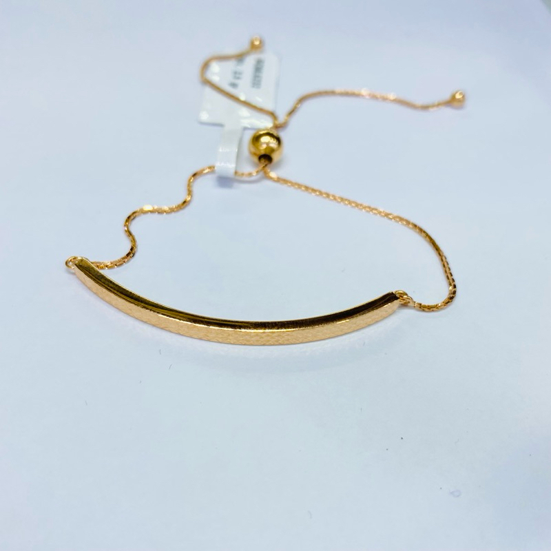 gelang emas serut fashion italy 17k