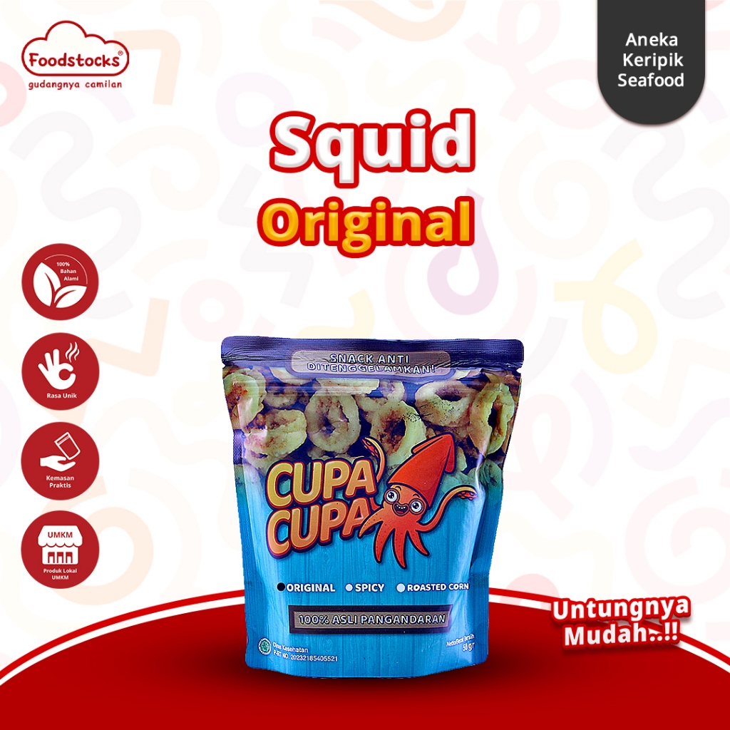 

Cupa Cupa Snack Crispy Squid Original