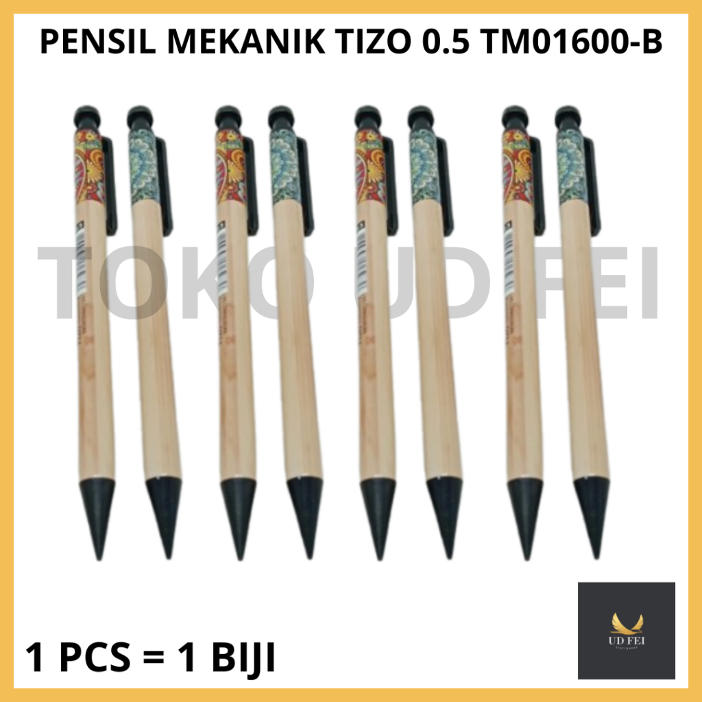 (1 PCS/1BIJI) PENSIL MEKANIK TIZO 0.5 TM01600-B/PENSIL MEKANIK 0.5 TIZO/ MECHANICAL PENCIL 0.5