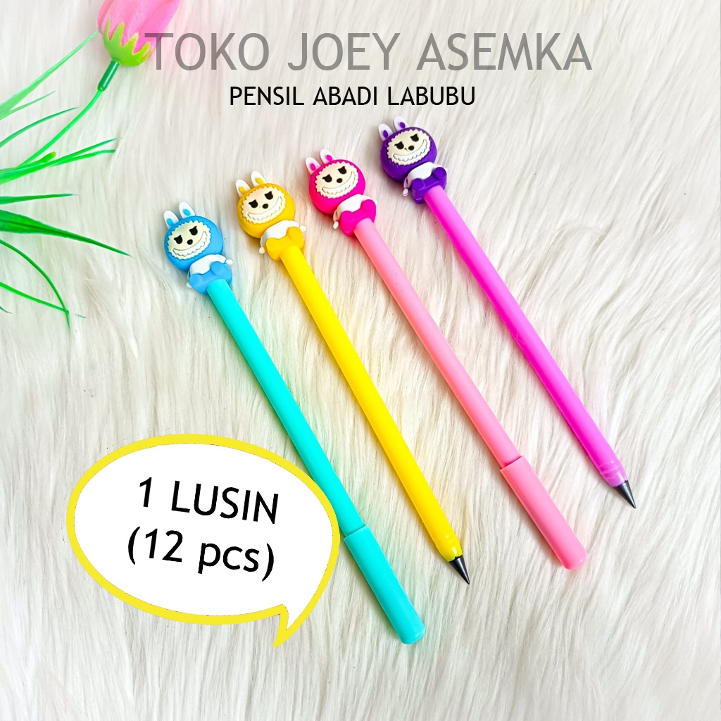 

(12 PCS) PENSIL ABADI LABUBU INFINITE GRAPHITE PENCIL GRAFIT POP MART LISA BLACKPINK