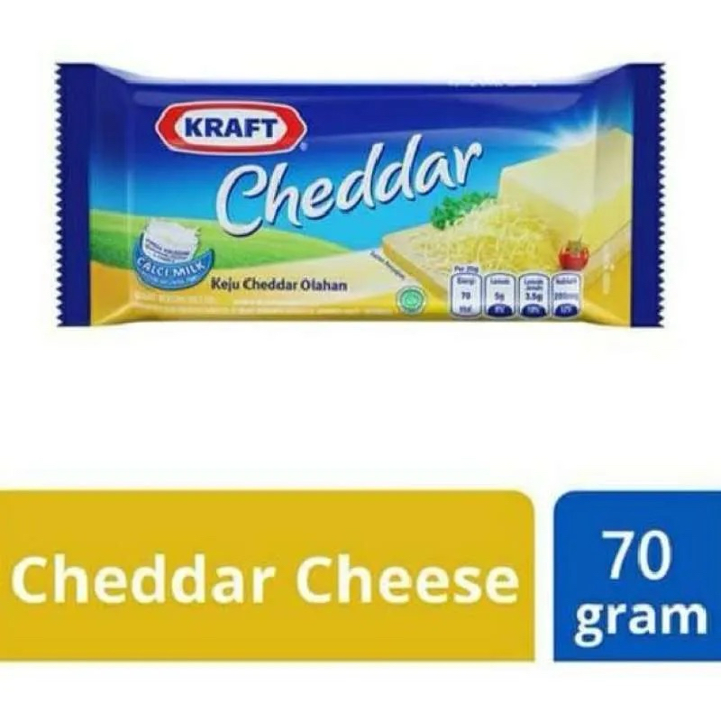 

KRAFT KEJU CHEDDAR 70gr