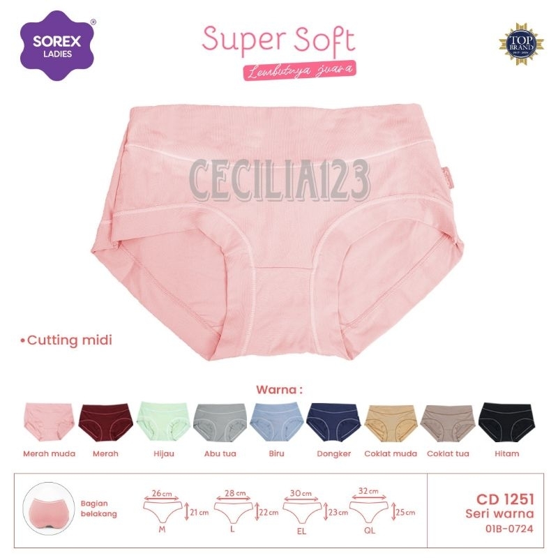 Celana Dalam Wanita Sorex / CD WANITA SOREX 1251 ORIGINAL