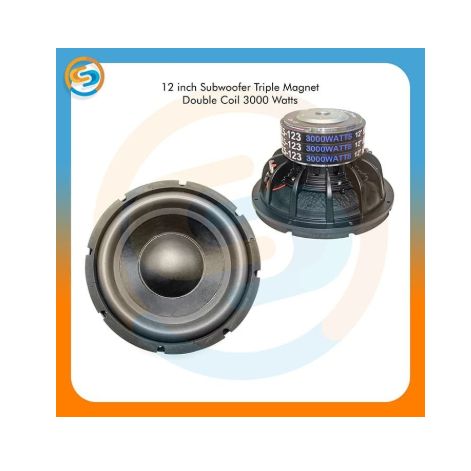 SPEAKER SUBWOOFER 12 INCH 3 MAGNET - SUB TRIPLE MAGNET DOUBLE COIL