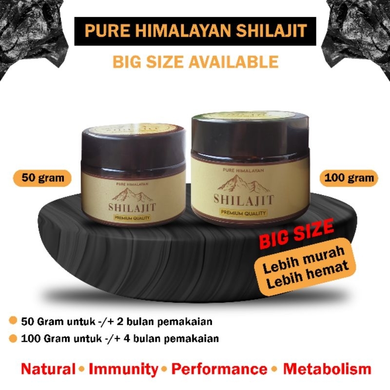 

BIG SIZE 50 gram & 100 gram PURE HIMALAYAN SHILAJIT PREMIUM QUALITY