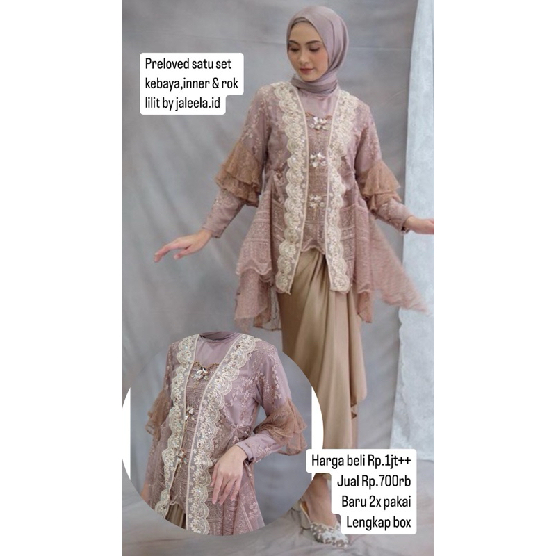 Kebaya by jaleela.id (preloved)