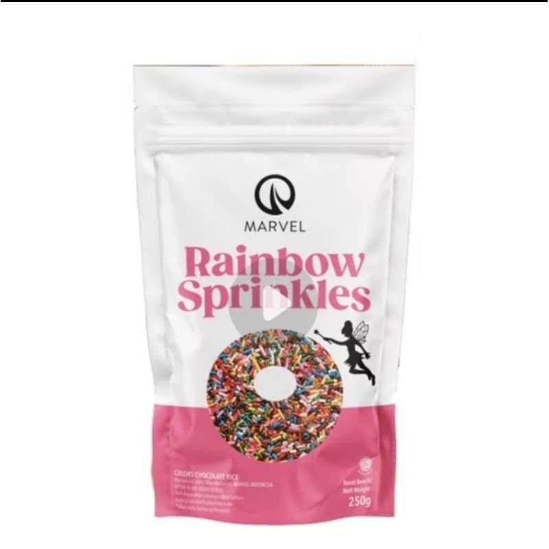 

marvel cokelat warna warni Ceres springkles 250 gr