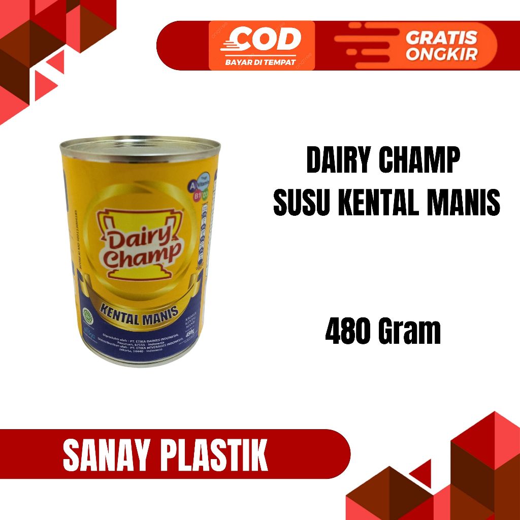 

SUSU KENTAL MANIS DAIRY CHAMP 480 GRAM