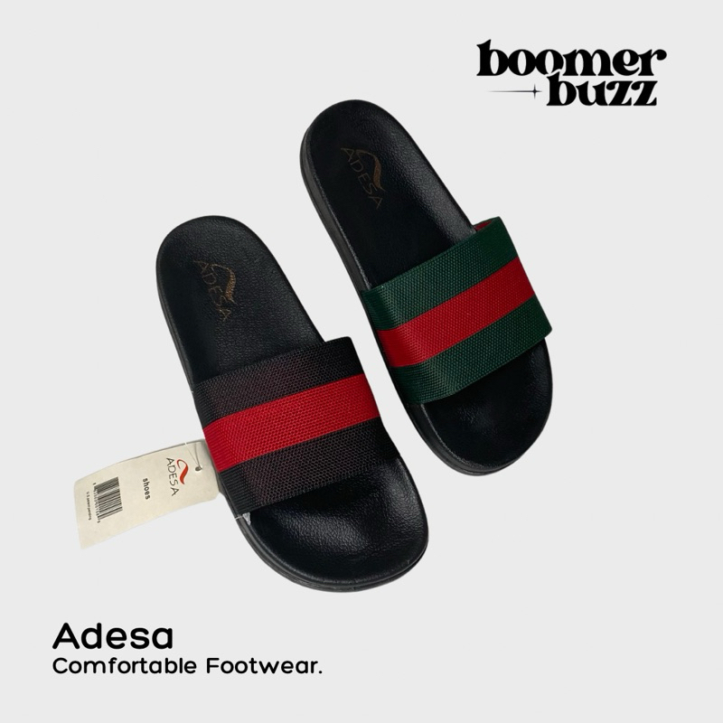 Adesa - Sandal Pria Dewasa | Footwear Slippers Ringan Anti Licin