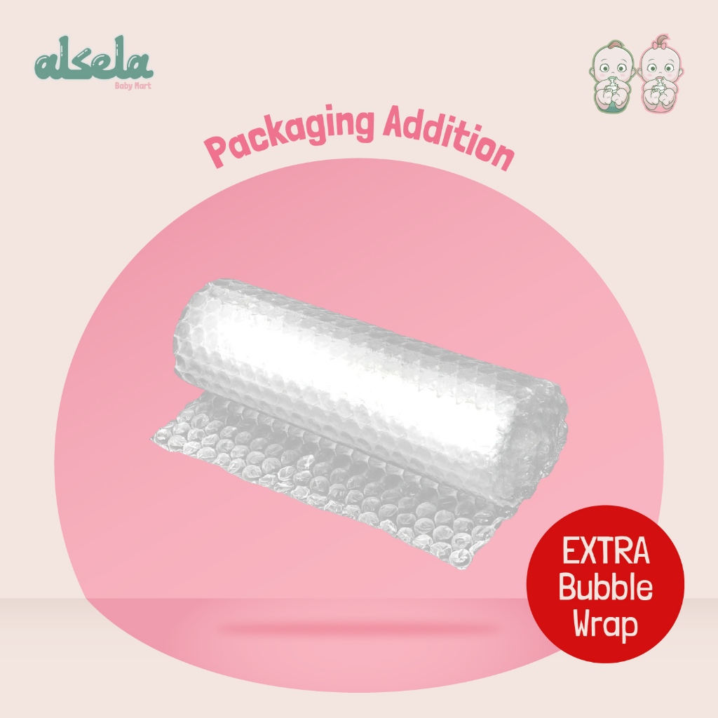 

Extra Bubble Wrap (Tambahan) Perlindungan Kemasan Packing