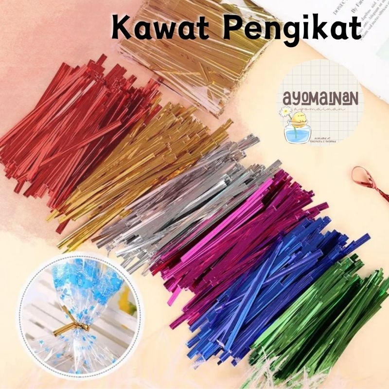 

Kawat Pengikat Souvenir panjang 8 cm