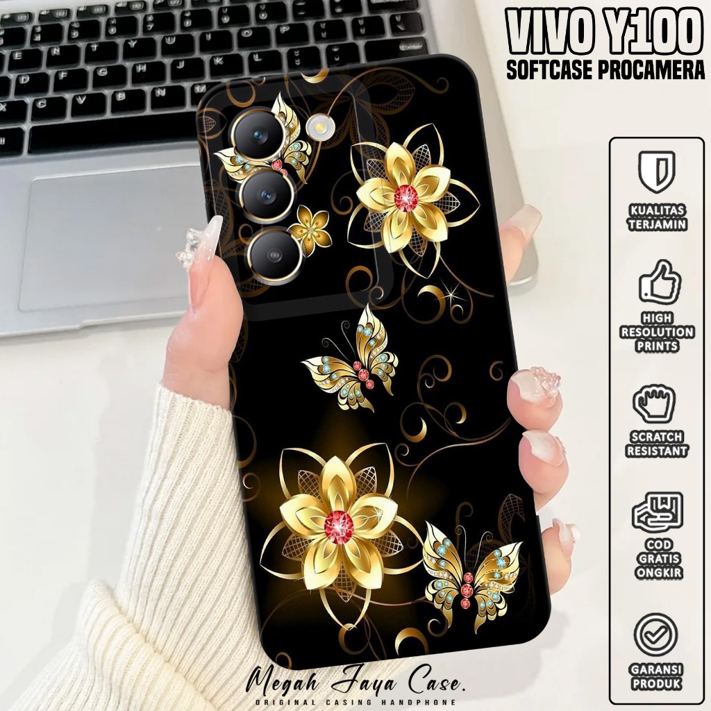 Softcase Hp VIVO Y100 - Case Hp VIVO Y100 Motif KP - Silikon Hp VIVO Y100 - Softcase Pro Camera - Ko