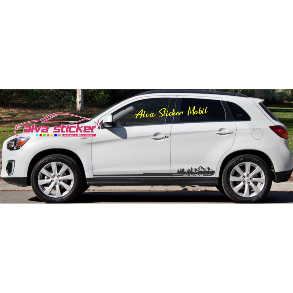 best sticker outlander sport stiker outlander sport list cutting stiker mobil mitsubishi outlander s