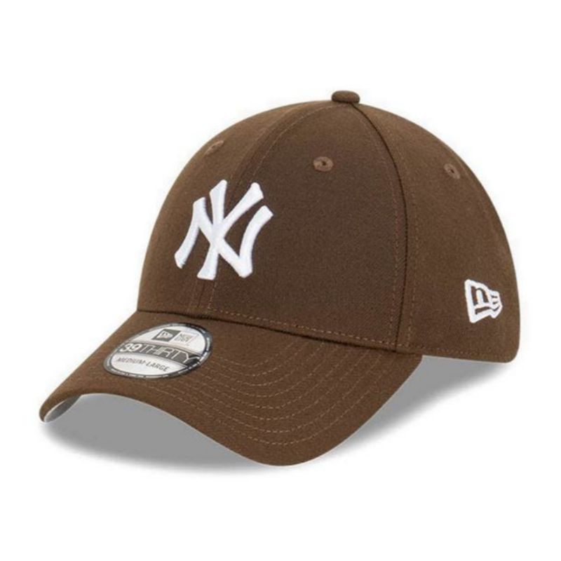 Topi New Era Cap New York Yankees Earth Tones Brown 39Thirty Stretch-Fit Cap Original