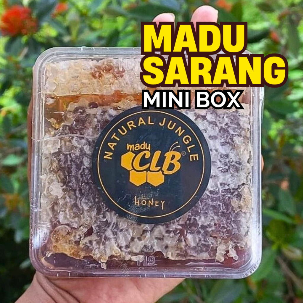 

MADU SARANG PREMIUM / Honeycomb ASLI kemasan Akrilik 400gr
