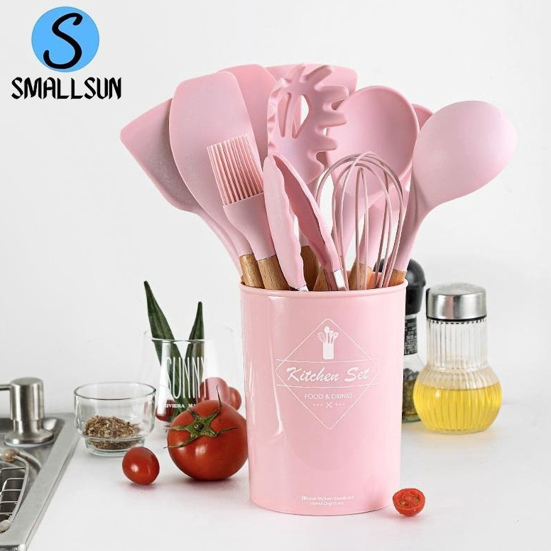 Lariza Sillicone Spatula Utensil Set 12 in 1  Peralatan Masak Goreng Tumis Rebus