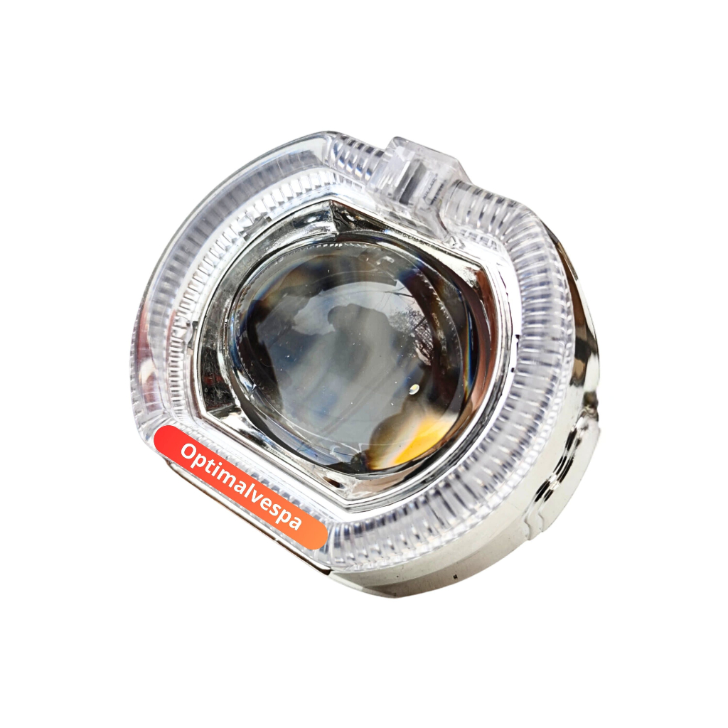 Lampu Utama Motor 3 Warna Projie Biled Mini 2,5 Inci / Inch Universal Semua Motor Bisa Vespa Super S