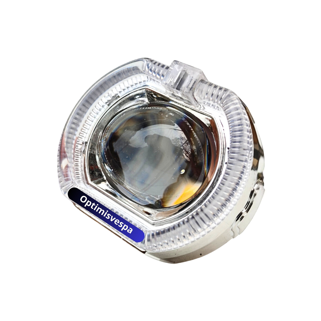 Lampu Utama Motor 3 Warna Projie Biled Mini 2,5 Inci / Inch Universal Semua Motor Bisa Vespa Super S