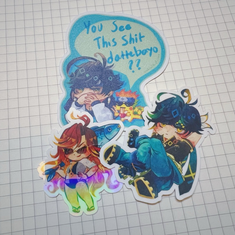 

Genshin Impact Stickers Natlan Edition Kinich Mavuika Ajaw