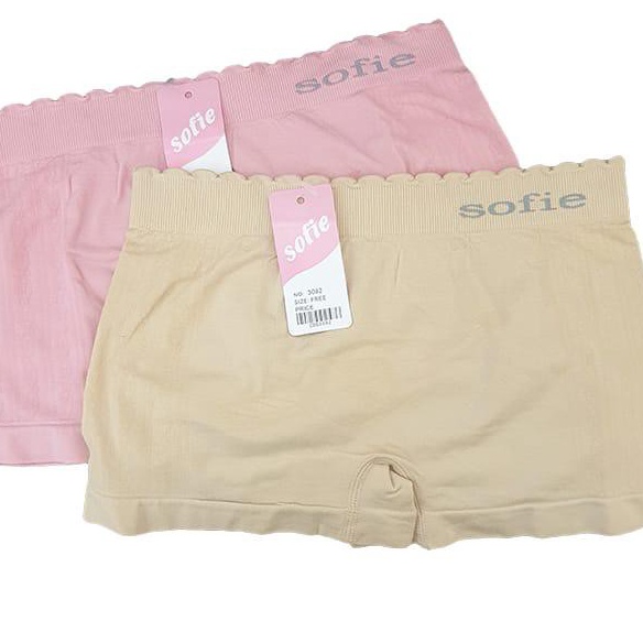 Wah CD BOXER SHORT WANITA RAJUT SOFIE 392  374 CELANA DALAM STRECH PREMIUM