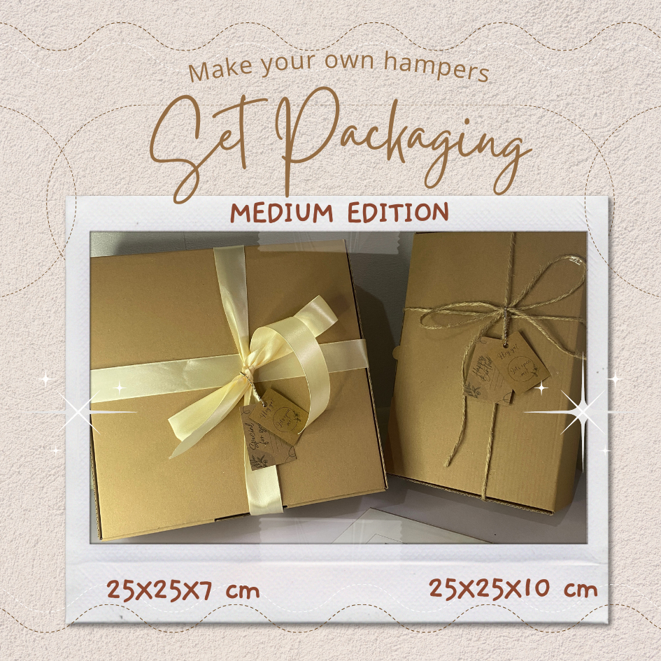 

Set Packaging GIFTBOX MEDIUM SIZE with #RAMI with CARD | packaging hampers wisuda, skripsi, wedding, birthday, Anniversary, seminar proposal dll | Box Hampers | set GIFTBOX |set dusbox |giftbox rustic | giftbox aestetic |set box hampers | set giftbox