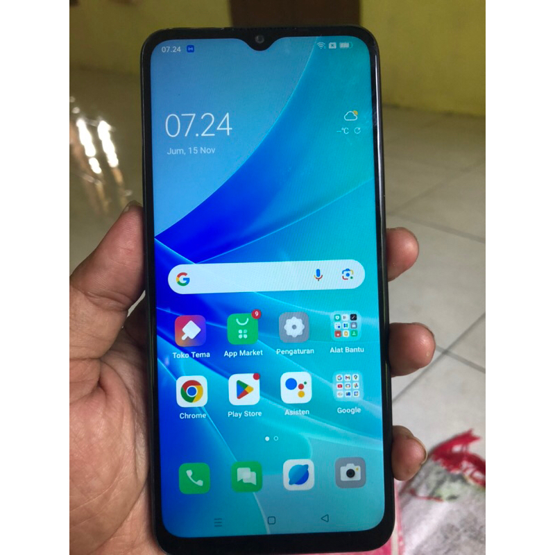 oppo a77s refurbish ram asli 4/64