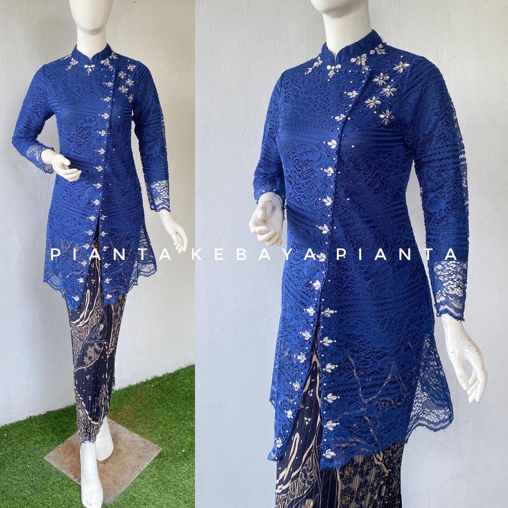 D3v Kebaya Janggan Brukat Payet / Kebaya Wisuda / Tunik Brokat Payet / Kebaya Remaja / Kebaya
