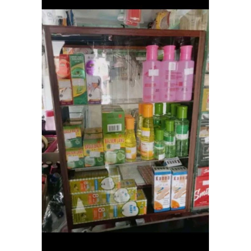 ETALASE AKRILIK KOSMETIK SERBAGUNA