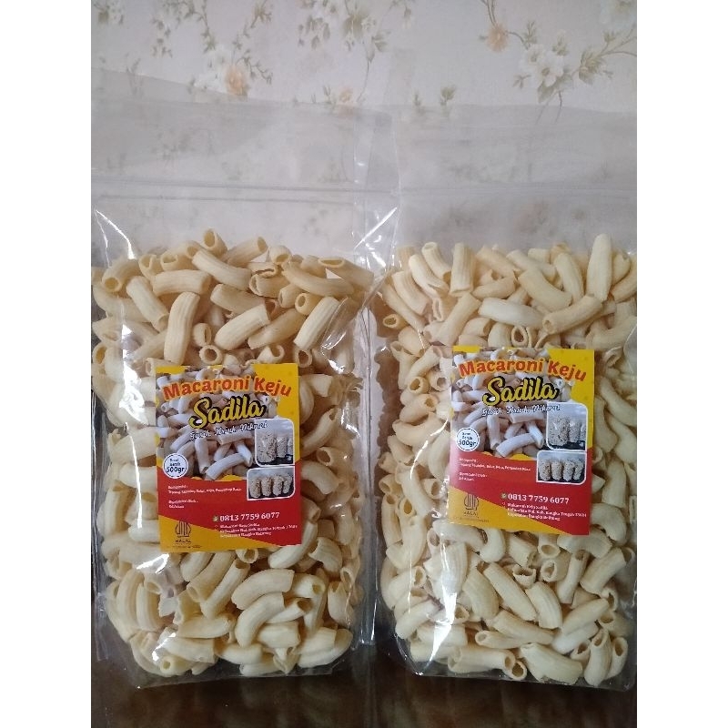 

Makaroni keju Gurih bikin Nagih kemasan 500gr