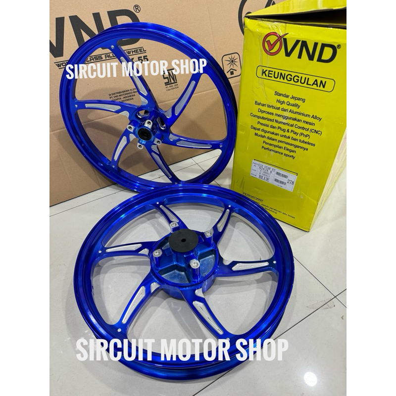 VELG VND SIX STAR V2 NINJA 150 R & VELG VND RACING SIX STAR V2 NINJA 150 R