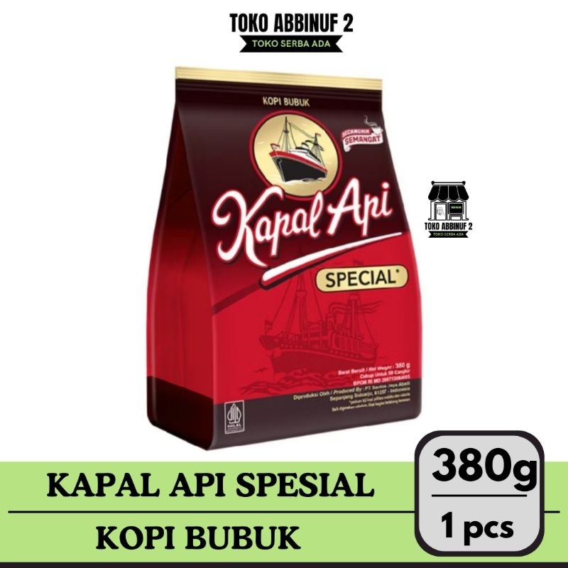 

1 PCS - KAPAL API SPESIAL 380g KOPI BUBUK