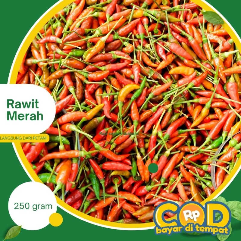 

cabe rawit merah 100gr