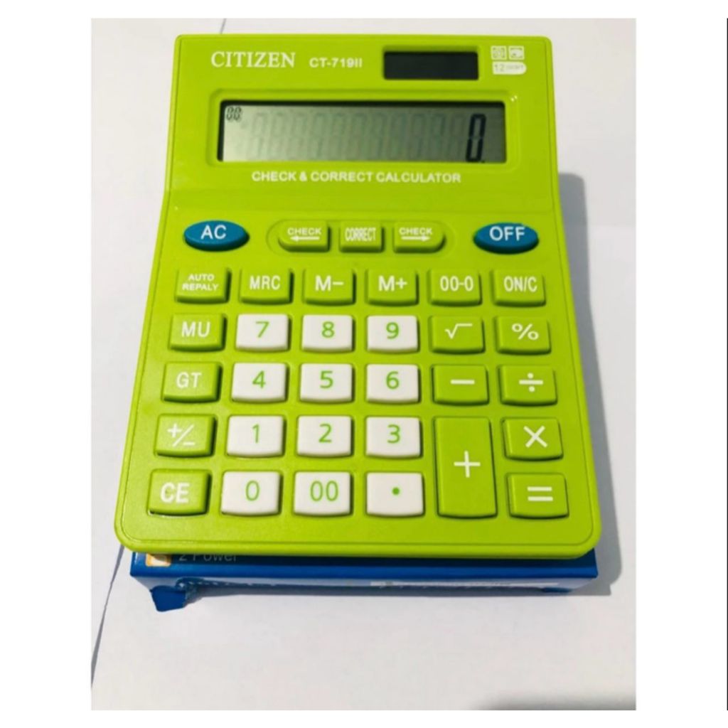 

Kalkulator Citizen CT 719II Warna warni 12 digit Citizen CT 719