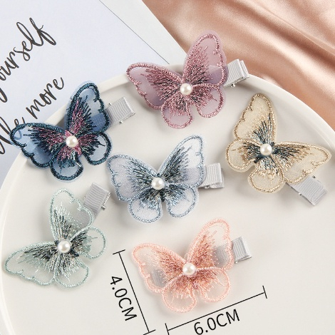 Jepit Rambut Korea Kupu Kupu / Jepit Rambut Cantik Fashion Korea Jepitan KupuKupu Wanita / Jepitan R