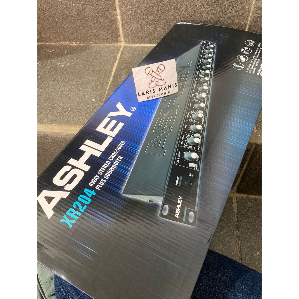 Crossover Aktif Ashley XR204 Cross Aktif Ashley XR 204 Original 4 Way Double Subwoofer IC Full Makro