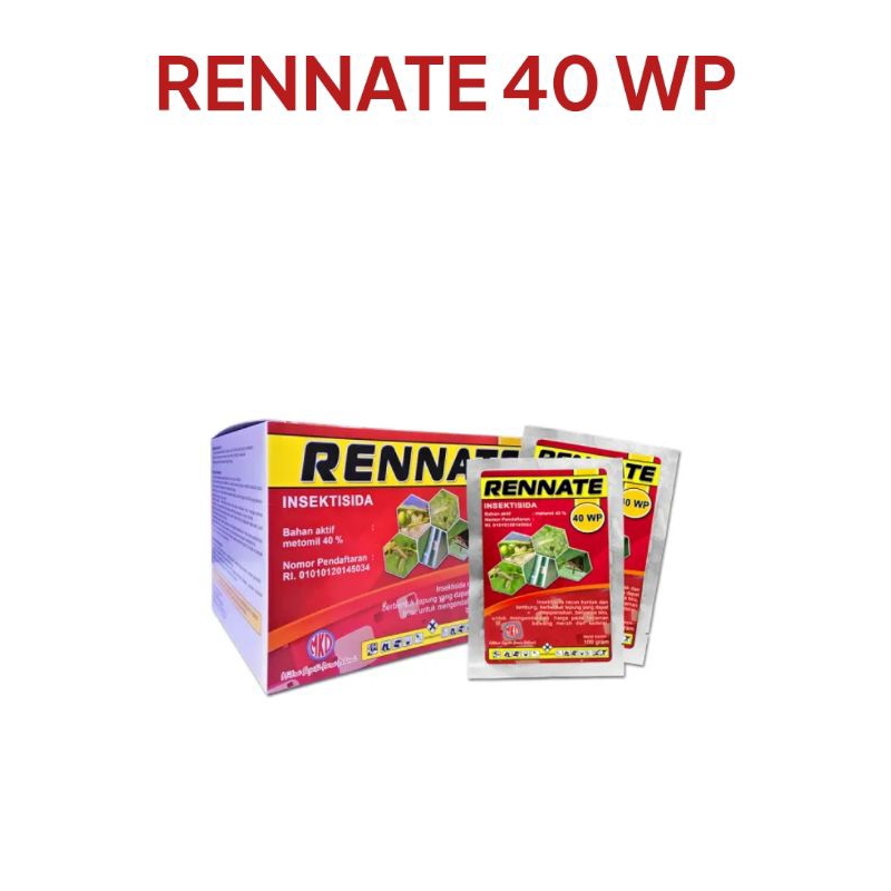 Insektisida Rennate 40 WP 100 gr/pembasmi hama tanaman bawang merah dan kedelai