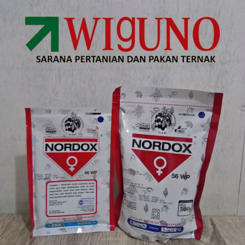 Fungisida Nordox 56 WP 100gr & 500gr/mengendalikan penyakit/pencampur pupuk tanaman