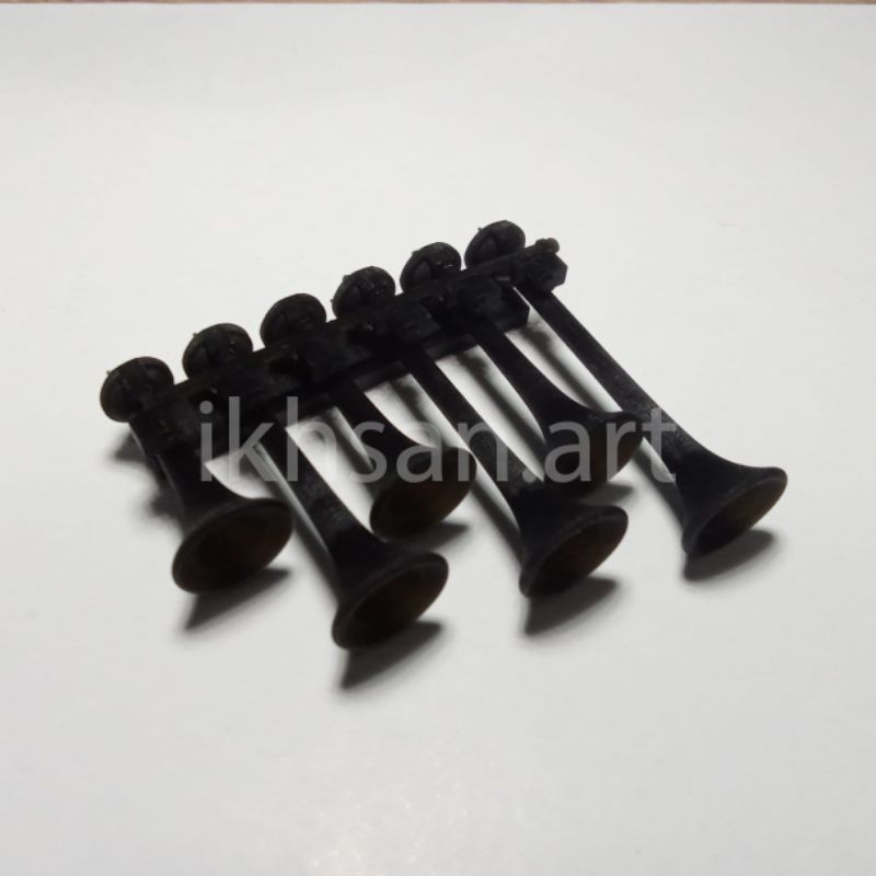 menjual miniatur basuri corong klakson telolet bus lebar 3cm atau skala 1:20 bahan resin