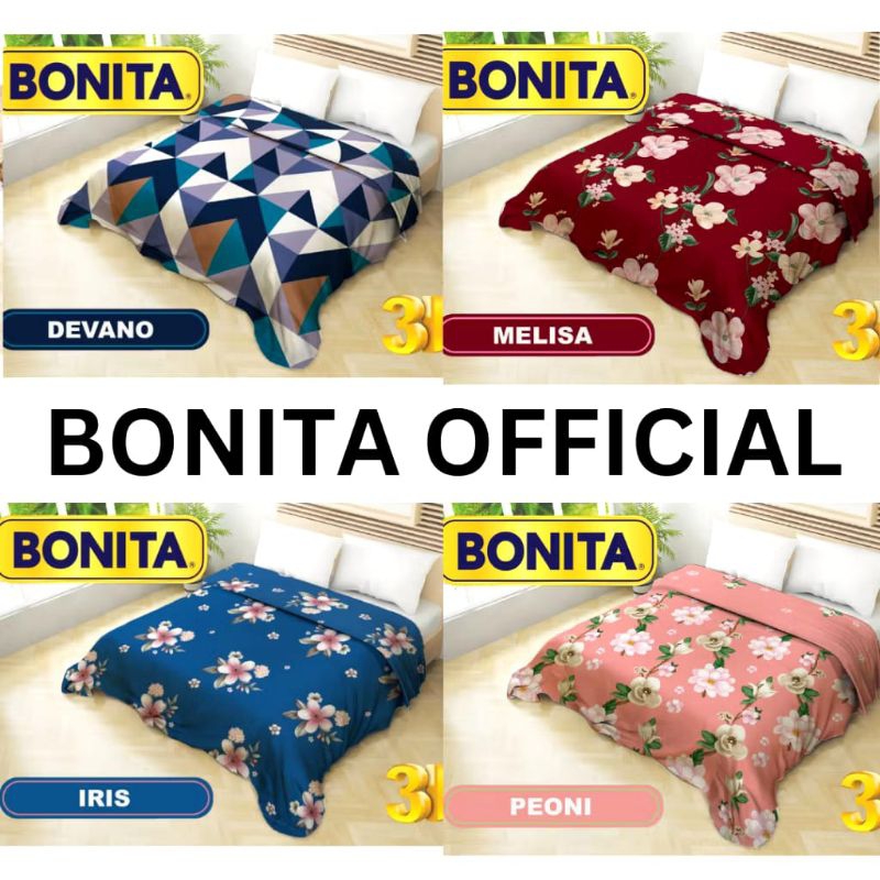 BEDCOVER BONITA 220×220 + Spray 180×200 , BEDCOVER KOMPLIT SET, BEDCOVER SET, BEDCOVER SEPAKET