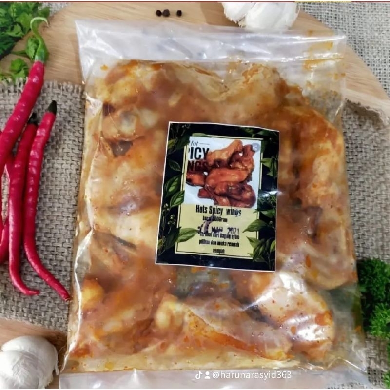 

Hot Spacy Wing berat 500gr