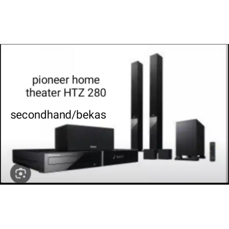home theater pioneer ( 5buah speaker + 1dvd) pioneer HTZ 280