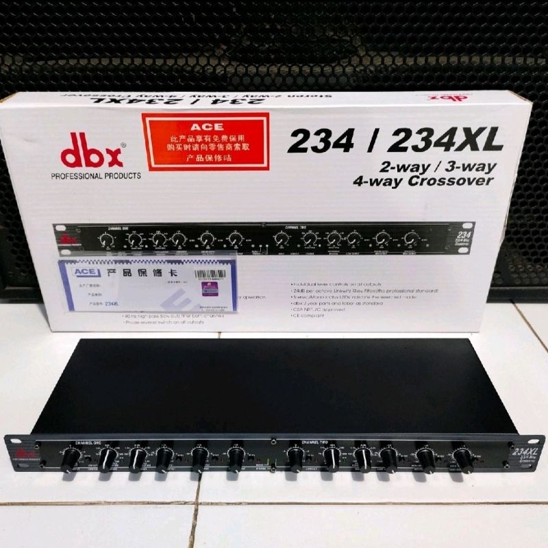 Crossover Aktif DBX 234 XL Komponen Macro