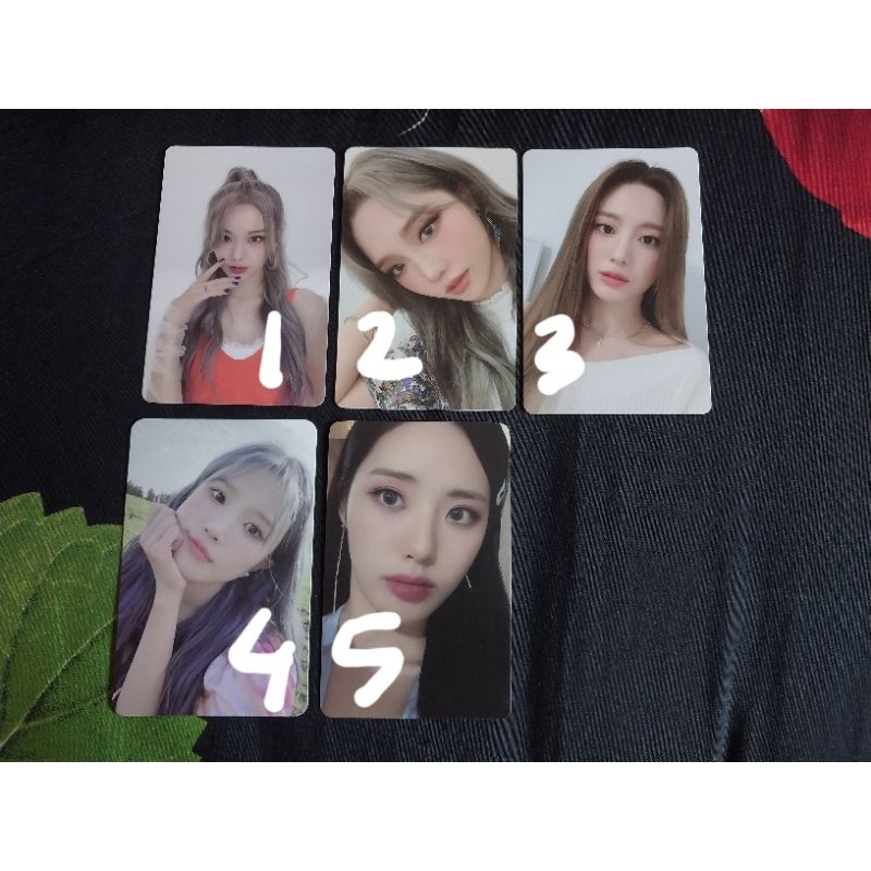 fromis_9 gyuri jisun hayoung jiwon photocard pc album