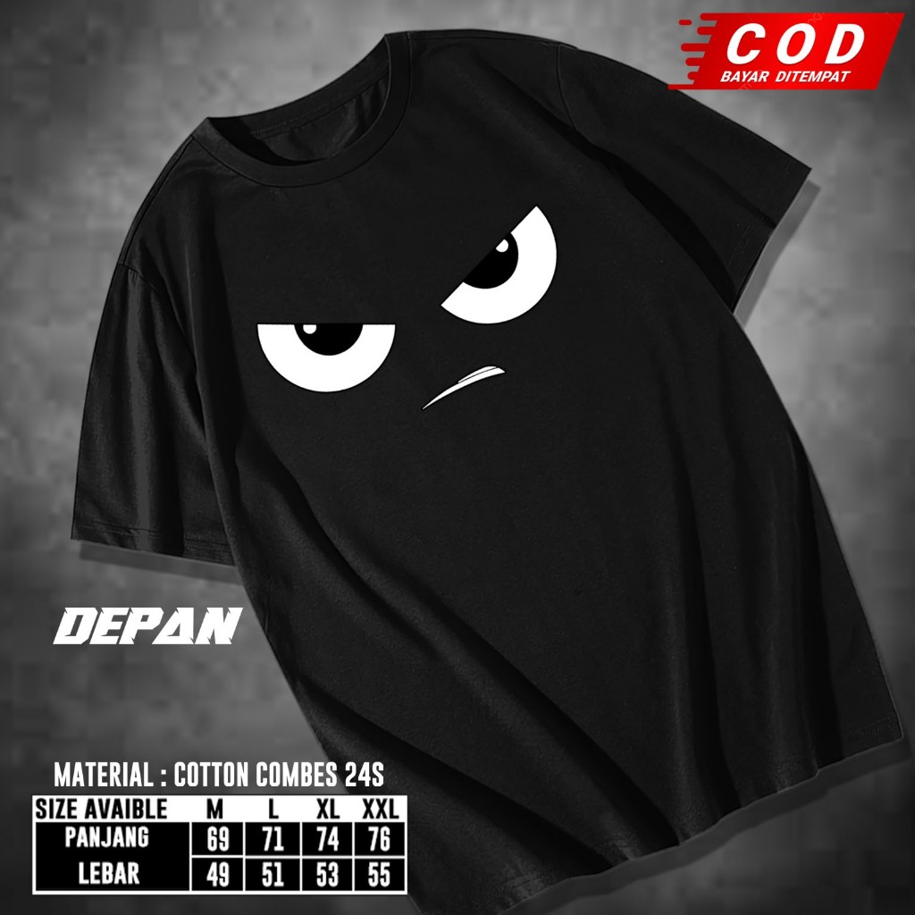 Kaos Simpel MATA Tapi Keren - Kaos Distro Kekinian Pria Wanita Kece - Kaos Simpel Tapi Kece - [COD]