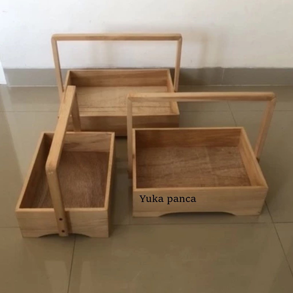 Hantaran Kayu Hantaran Seserahan Hantaran Bucket / keranjang hantaran